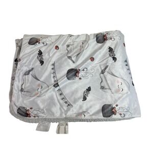 Halloween Cute Ghost Witch Cauldrons White Baby Blanket Thick Warm OEKO TEX